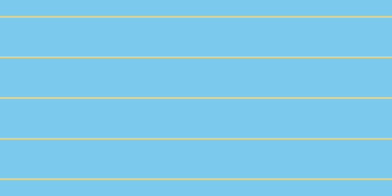 #7bcaee, #dbd393 horizontal lines, four pixels wide, seventy-nine pixels apart