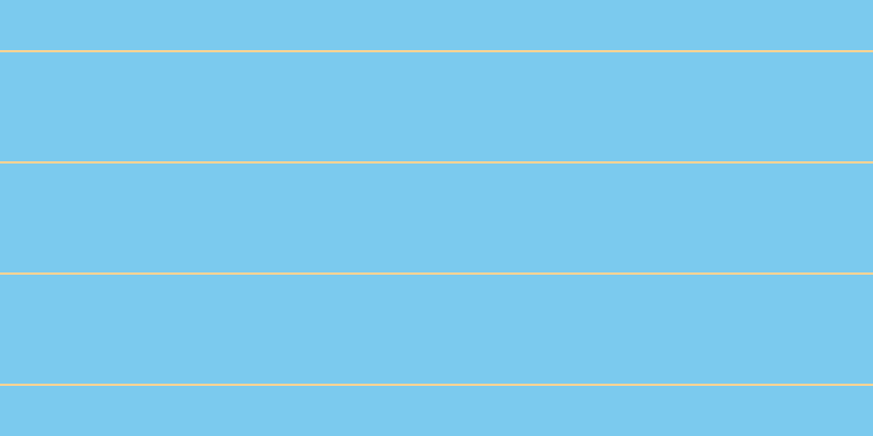 #7bcaee, #fcd393 horizontal lines, two pixels wide, one hundred pixels apart