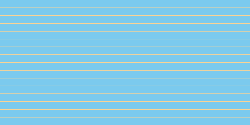 #7bcaee, #fcd393 horizontal lines, two pixels wide, twenty-three pixels apart
