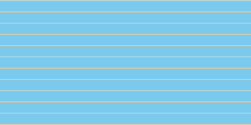 #7bcaee, #fcd393 horizontal lines, two pixels wide, thirty-four pixels apart