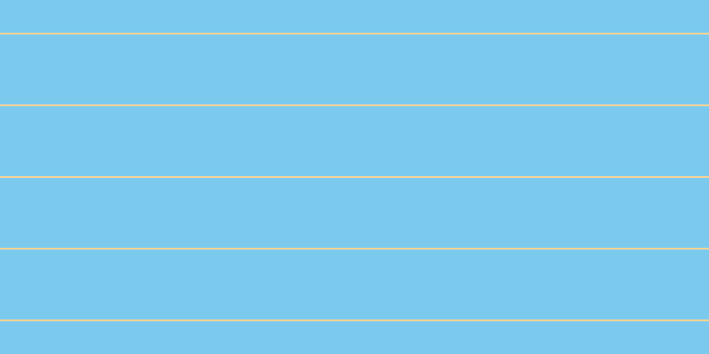 #7bcaee, #fcd393 horizontal lines, two pixels wide, seventy-nine pixels apart