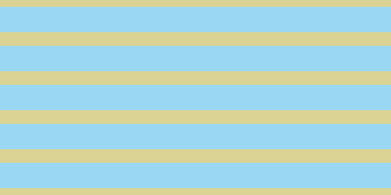 #7bcaee (75%), #dbd393 horizontal lines, twenty-eight pixels wide, fifty-two pixels apart