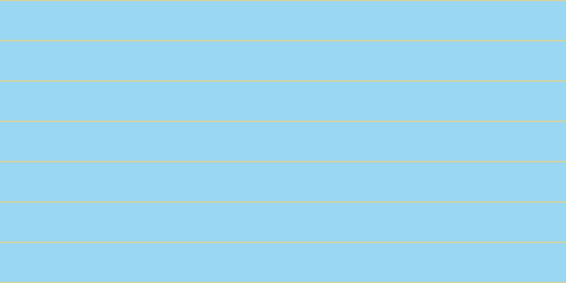 #7bcaee (75%), #dbd393 horizontal lines, two pixels wide, fifty-five pixels apart