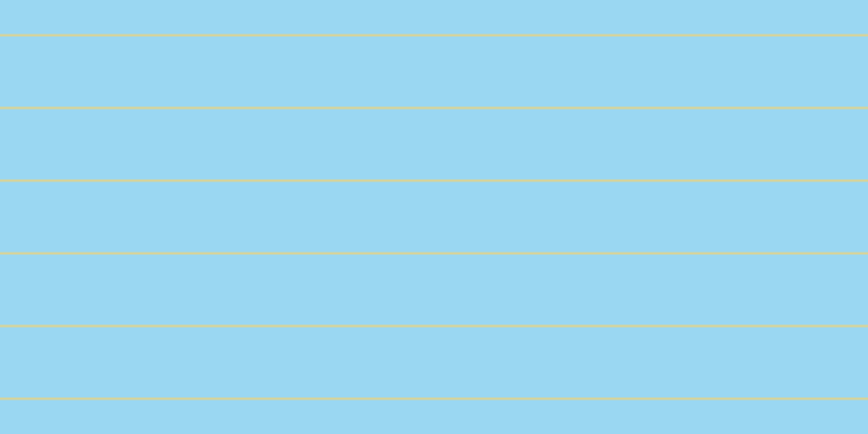 #7bcaee (75%), #dbd393 horizontal lines, two pixels wide, sixty-five pixels apart