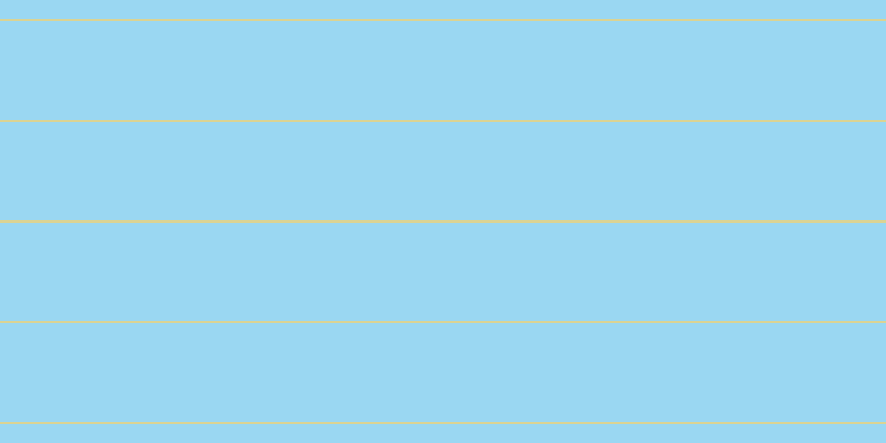 #7bcaee (75%), #dbd393 horizontal lines, two pixels wide, eighty-nine pixels apart