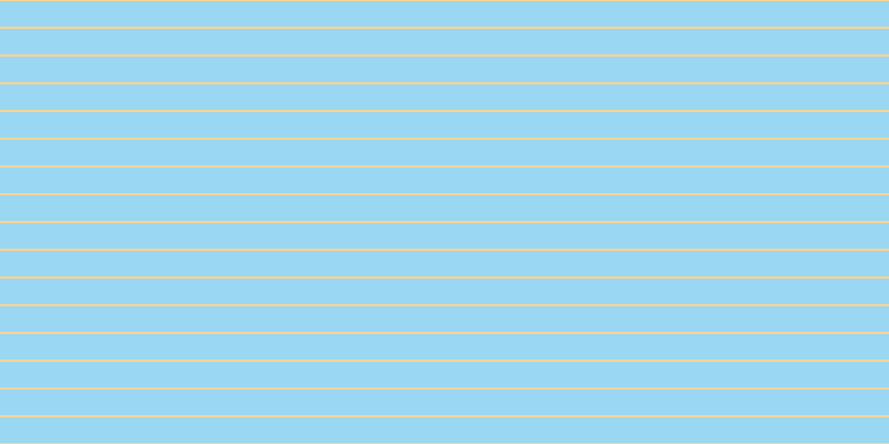 #7bcaee (75%), #fcd393 horizontal lines, two pixels wide, twenty-three pixels apart
