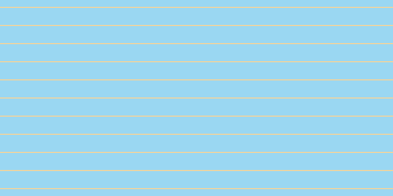 #7bcaee (75%), #fcd393 horizontal lines, two pixels wide, thirty-five pixels apart