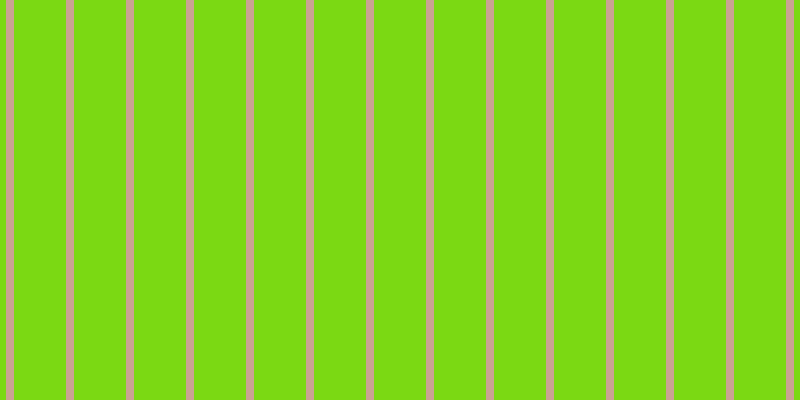 #7bd913, #caa393 vertical lines, eight pixels wide, fifty-two pixels apart