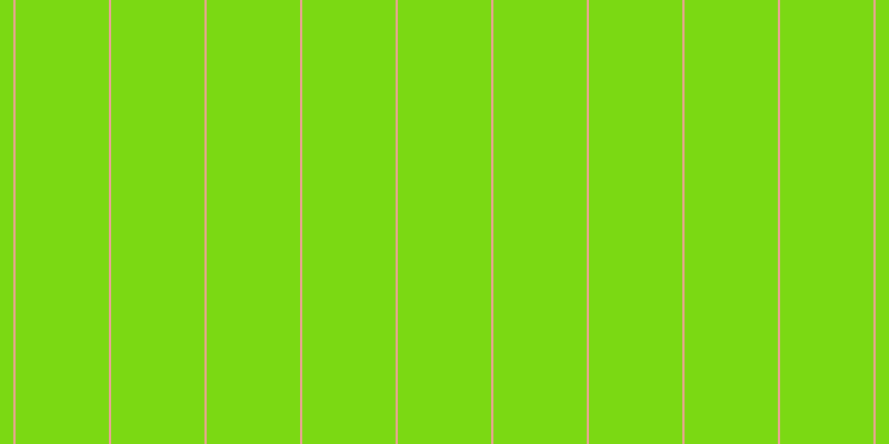#7bd913, #eba393 vertical lines, two pixels wide, eighty-four pixels apart
