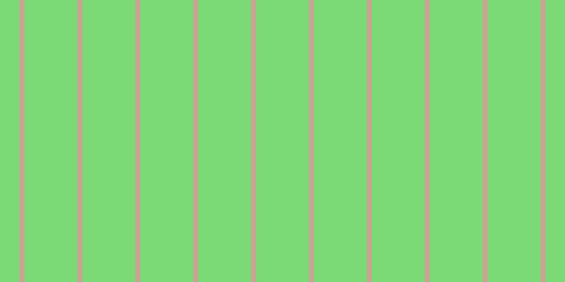 #7bd976, #caa393 vertical lines, seven pixels wide, seventy-five pixels apart