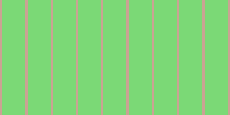 #7bd976, #caa393 vertical lines, eight pixels wide, eighty pixels apart