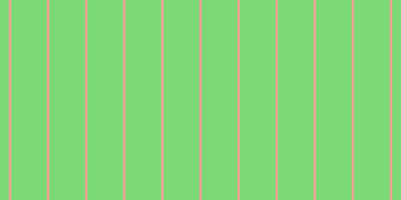 #7bd976, #eba393 vertical lines, five pixels wide, seventy-one pixels apart