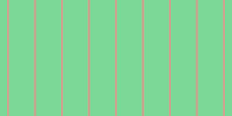 #7bd997, #caa393 vertical lines, eight pixels wide, eighty-five pixels apart