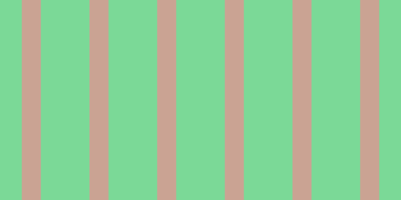 #7bd997, #caa393 vertical lines, thirty-eight pixels wide, ninety-seven pixels apart