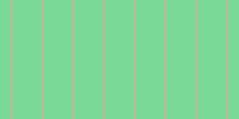 #7bd997, #eba393 vertical lines, four pixels wide, ninety-nine pixels apart