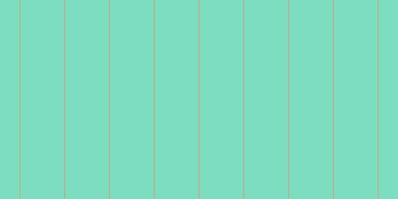 #7bdebf, #caa393 vertical lines, two pixels wide, eighty-eight pixels apart