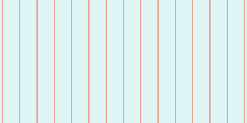 #7bdee0 (25%), #eba393 vertical lines, four pixels wide, fifty-two pixels apart
