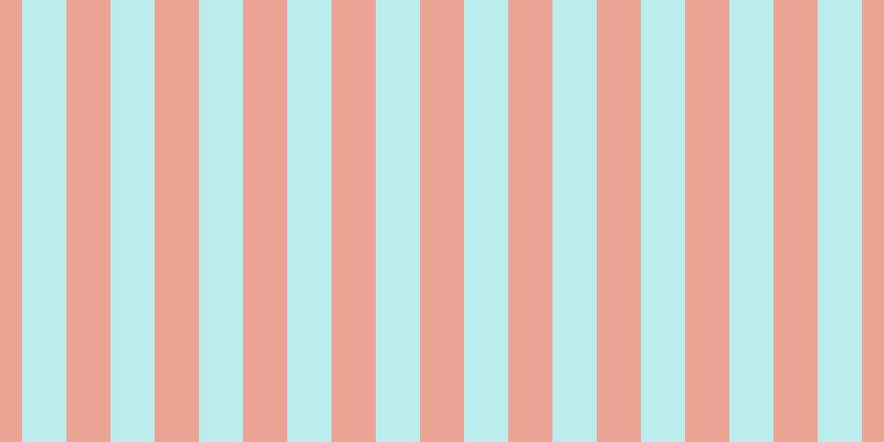 #7bdee0 (50%), #eba393 vertical lines, forty pixels wide, forty pixels apart