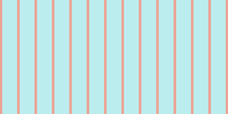 #7bdee0 (50%), #eba393 vertical lines, nine pixels wide, fifty-two pixels apart