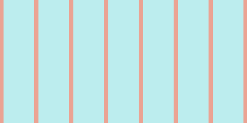 #7bdee0 (50%), #eba393 vertical lines, fourteen pixels wide, ninety-nine pixels apart