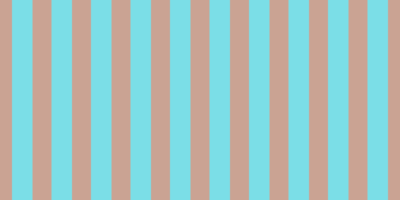 #7bdee7, #caa393 vertical lines, thirty-eight pixels wide, forty-one pixels apart
