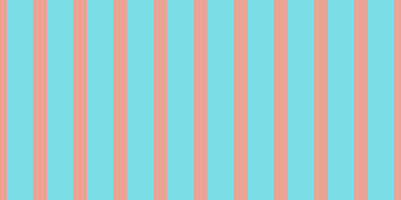 #7bdee7, #eba393 vertical lines, twenty-eight pixels wide, fifty-two pixels apart