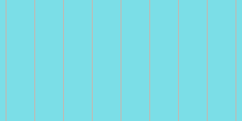 #7bdee7, #eba393 vertical lines, two pixels wide, ninety-three pixels apart