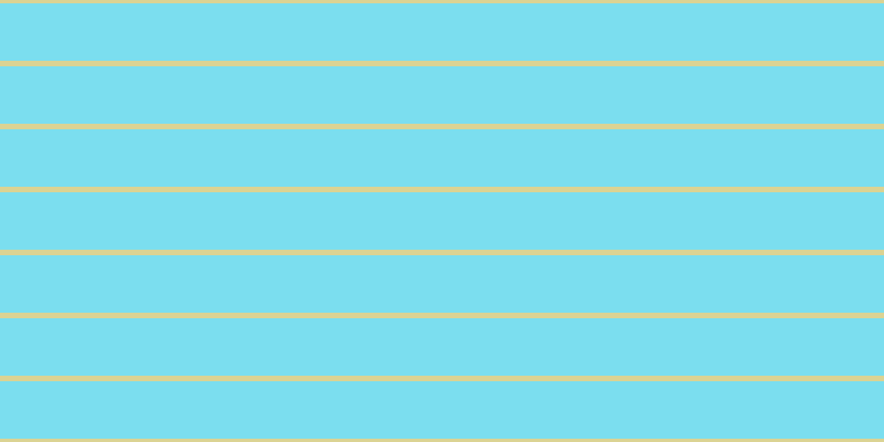 #7bdeef, #dbd393 horizontal lines, five pixels wide, fifty-two pixels apart