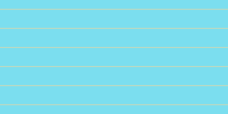 #7bdeef, #fcd393 horizontal lines, two pixels wide, sixty-five pixels apart