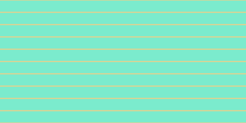 #7bebcd, #dbd393 horizontal lines, four pixels wide, thirty-six pixels apart