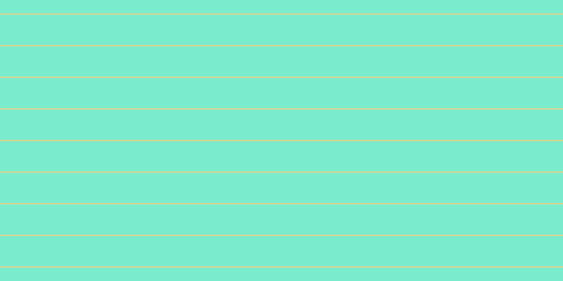 #7bebcd, #dbd393 horizontal lines, two pixels wide, forty-three pixels apart