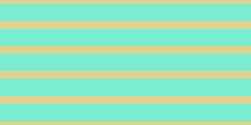 #7bebcd, #dbd393 horizontal lines, twenty-eight pixels wide, fifty-two pixels apart