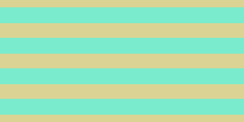 #7bebcd, #dbd393 horizontal lines, forty-eight pixels wide, fifty-two pixels apart
