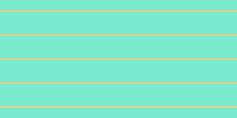 #7bebcd, #dbd393 horizontal lines, eight pixels wide, seventy-three pixels apart