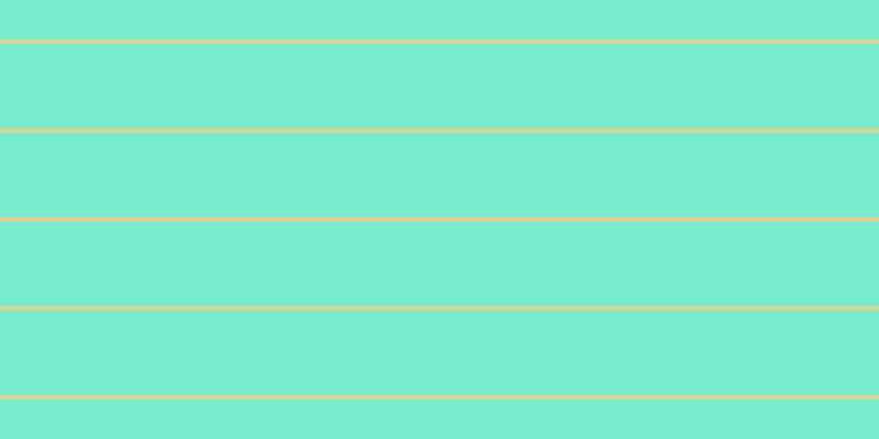 #7bebcd, #dbd393 horizontal lines, four pixels wide, seventy-seven pixels apart