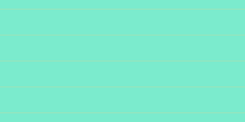 #7bebcd, #dbd393 horizontal lines, one pixels wide, eighty-four pixels apart