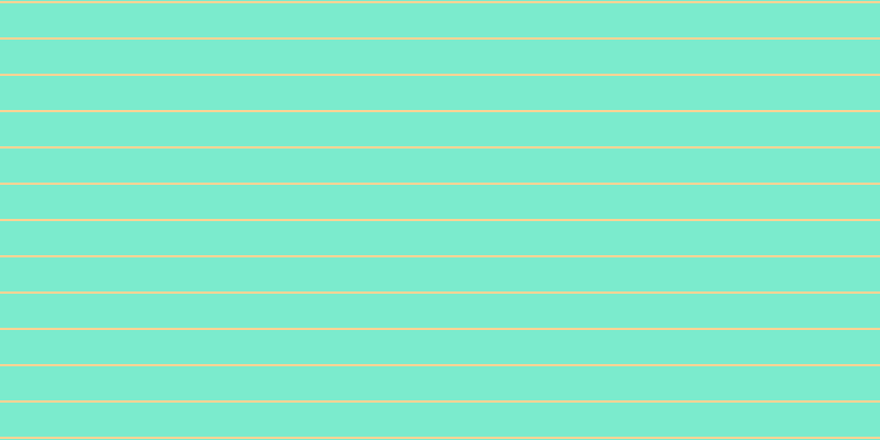 #7bebcd, #fcd393 horizontal lines, two pixels wide, thirty-one pixels apart