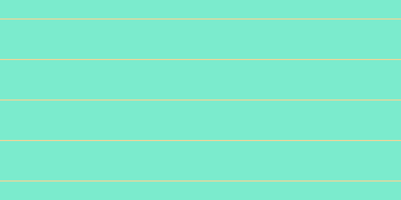 #7bebcd, #fcd393 horizontal lines, two pixels wide, seventy-nine pixels apart