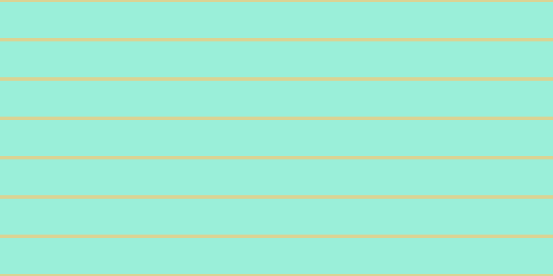 #7bebcd (75%), #dbd393 horizontal lines, five pixels wide, fifty-two pixels apart