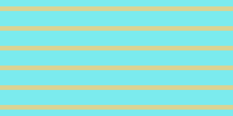 #7bebee, #dbd393 horizontal lines, sixteen pixels wide, fifty-two pixels apart