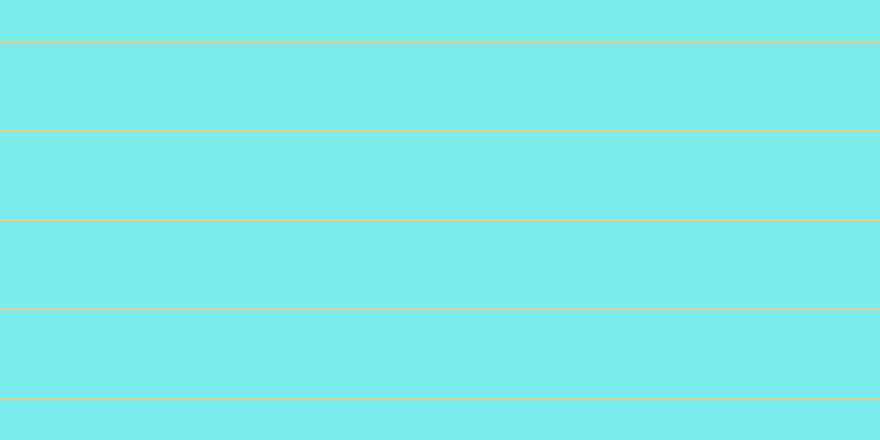 #7bebee, #dbd393 horizontal lines, two pixels wide, seventy-nine pixels apart