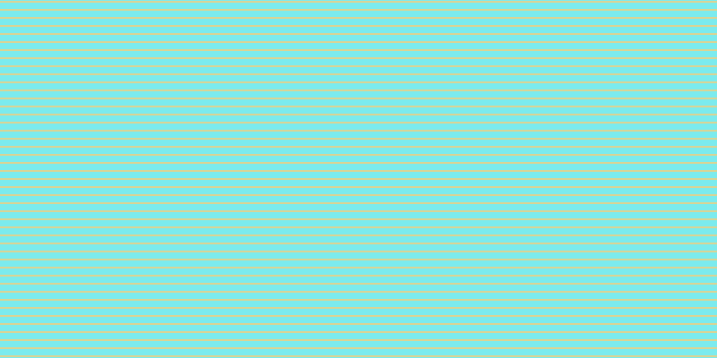 #7bebee, #dbd393 horizontal lines, two pixels wide, seven pixels apart