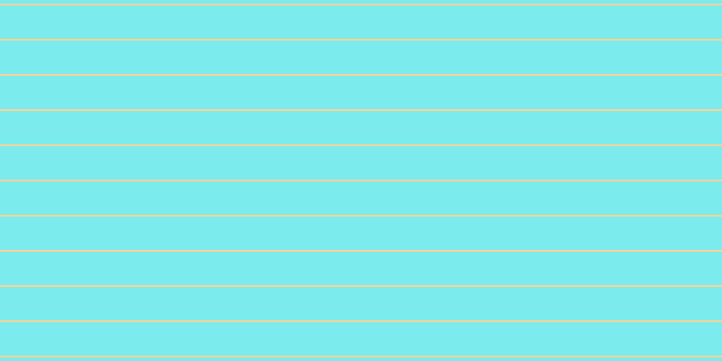 #7bebee, #fcd393 horizontal lines, two pixels wide, thirty-seven pixels apart