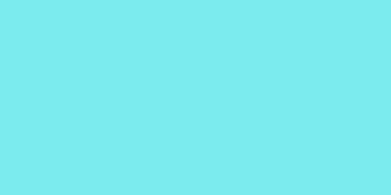 #7bebee, #fcd393 horizontal lines, two pixels wide, seventy-eight pixels apart