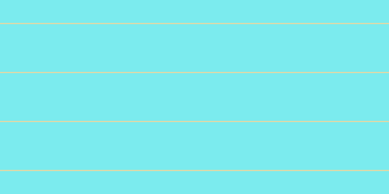#7bebee, #fcd393 horizontal lines, two pixels wide, ninety-nine pixels apart