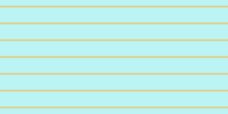 #7bebee (50%), #dbd393 horizontal lines, seven pixels wide, fifty-two pixels apart
