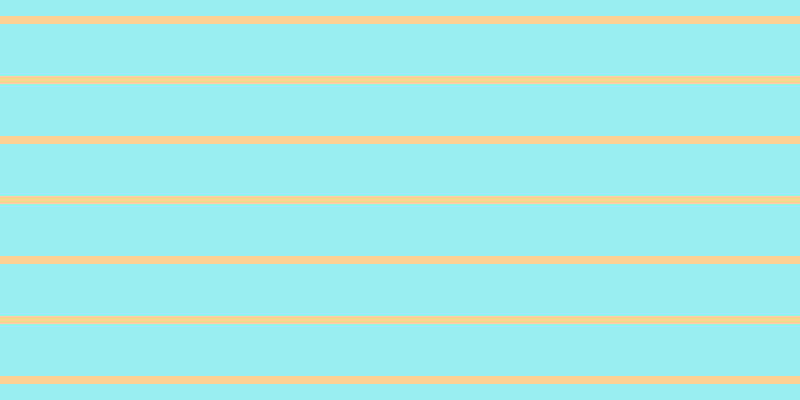 #7bebee (75%), #fcd393 horizontal lines, eight pixels wide, fifty-two pixels apart