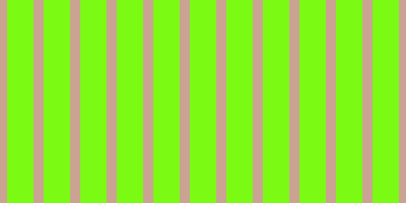 #7bfa13, #caa393 vertical lines, twenty pixels wide, fifty-two pixels apart