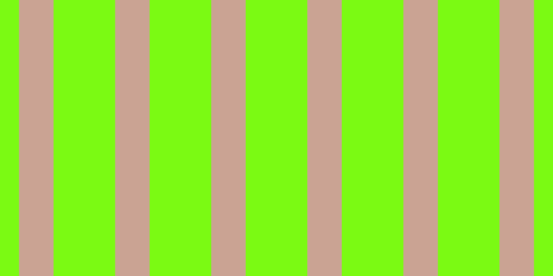 #7bfa13, #caa393 vertical lines, fifty pixels wide, eighty-nine pixels apart