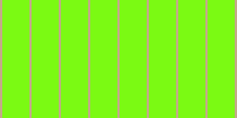 #7bfa13, #caa393 vertical lines, seven pixels wide, ninety-two pixels apart